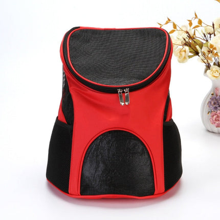 Breathable Pet Backpack Carrier with Adjustable Straps | Stylish Travel Solution for Small to Medium Pets