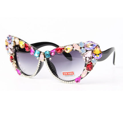 Designer Sunglasses for Women, Rhinestone Sunglasses with Crystal Decorations – image 4