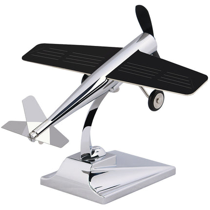 Solar Rotary Airplane Car Ornament with Solar Panel | Stylish Tech Accessory for Vehicle Personalization