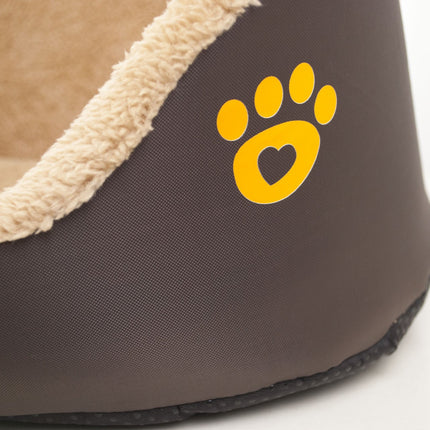 Breathable Round Dog Bed with Soft Warm Wool | Stylish Pet Sofa in Multiple Sizes for Cozy Comfort
