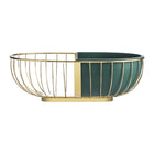 Wrought Iron Fruit Basket with Detachable Plate | Stylish Nordic Design for Organizing and Displaying Fruits and Vegetables