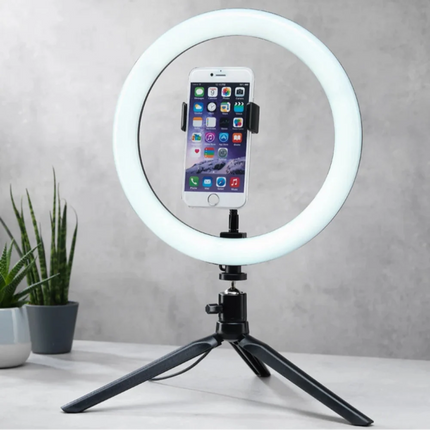 Lumi Ring Light with 360° Adjustable Design | Portable Lighting Solution for Video Calls and Makeup Application