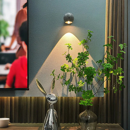 360° Rotatable Spotlight with Smart Dimming | Versatile Rechargeable Light for Home and Travel