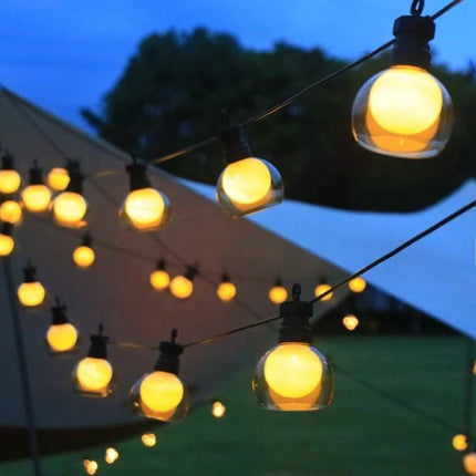 Solar String Lights with Remote Control & 8 Lighting Modes | Waterproof Outdoor Decor for Enchanting Atmospheres