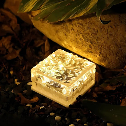 Solar Brick Outdoor Light with Dusk Sensor | Waterproof Illumination for Patios and Gardens