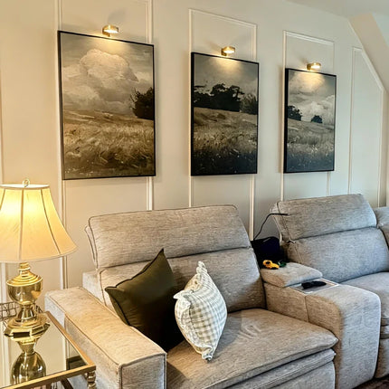 Cordless Picture Light with Adjustable Brightness | USB Rechargeable Art Lighting for Elegant Home Décor