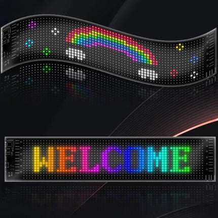 LED Message Display with Smart Control & Custom Animations | Universal Fit for Cars and Home Decor