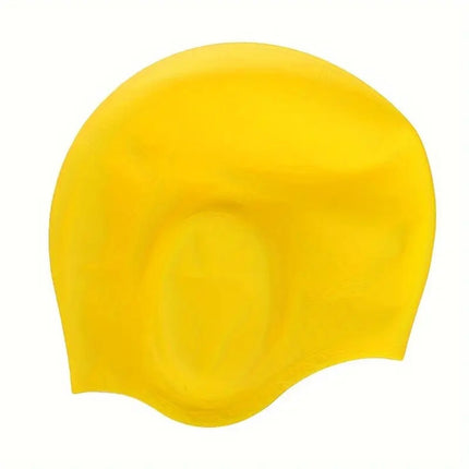 Silicone Swim Cap for Long Hair, Swimming Cap with Ear Protection – image 5