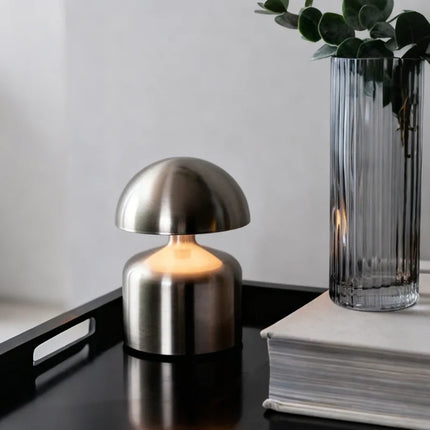 Dimmable Wrought Iron Table Lamp with Portable Design | Customizable Lighting for Elegant Interiors