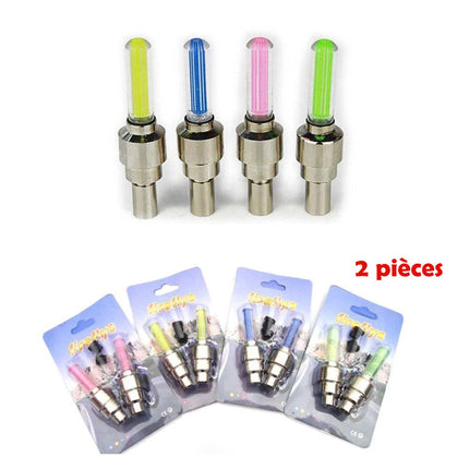 Tire Valve Caps with LED Light, Motion Activated Bike Wheel Lights – image 11
