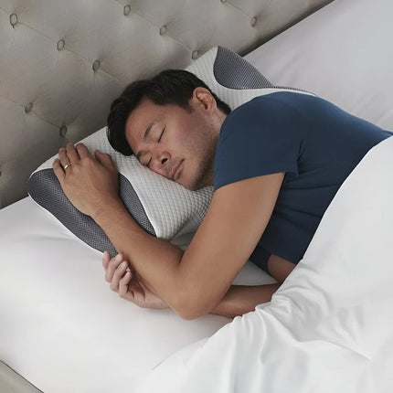 Side Sleeper Pillow for Neck Pain, Memory Foam Pillow, Cervical Neck Pillow for Back and Stomach Sleepers