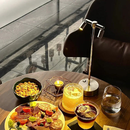 Dimmable Table Lamp with Touch Control & 360° Rotatable Design | Cordless Illumination for Ideal Ambiance