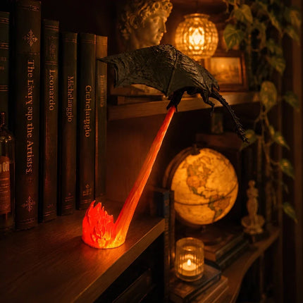 Dragon Night Light, 3D Printed Dragon Statue