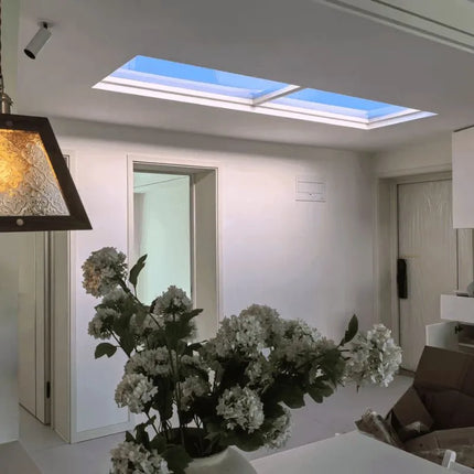 Skylight LED Fixture with Adjustable Lighting Modes | Architectural Minimalist Design for Realistic Sunlight Simulation