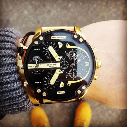 Stainless Steel Chronograph Watch, Quartz Watch with Analog Dial – image 12