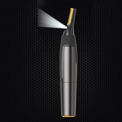 Nose Hair Trimmers, Ear and Nose Hair Trimmer with LED Light, Precision Eyebrow Trimmer with Titanium Blades