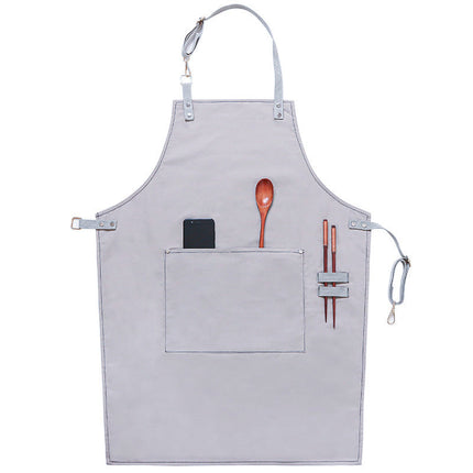 Unisex Canvas Apron for Cooking & Baking with Adjustable Fit | Durable & Stylish Design for Creative Comfort