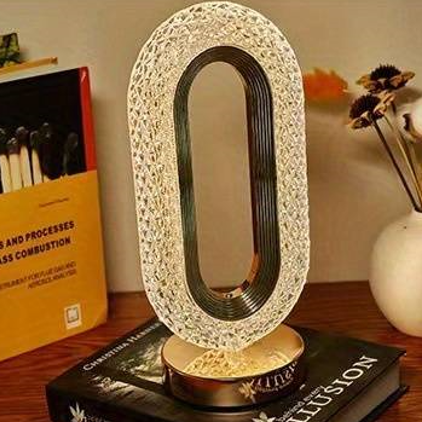 Dimmable Crystal Lamp with Adjustable Light Modes | Elegant Home Lighting for Relaxing Ambiance