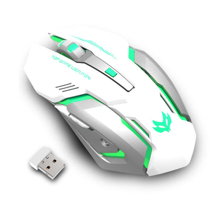 Wireless Charging Silent Gaming Mouse with Ergonomic Design | Precision Control for Gaming and Work