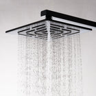 High Pressure Shower Head, Square Rain Shower Head 12 Inch with 556 Holes, Chrome Stainless Steel Shower Head