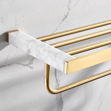 Brushed Brass Bathroom Accessory, Toilet Paper Holder – image 38