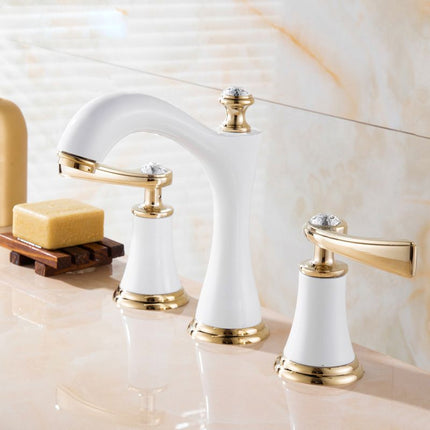Bathroom Faucets, Centerset Bathroom Sink Faucet with 2 Handles