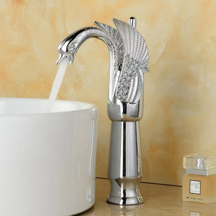 Bathroom Faucets, Brass Bathroom Sink Faucet Hot and Cold Water – image 5