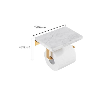 Brushed Brass Bathroom Accessory, Toilet Paper Holder – image 26