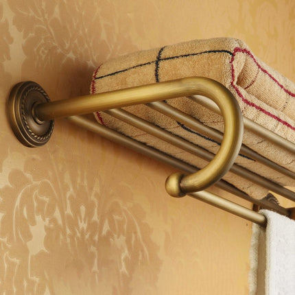 Brass Bathroom Accessories, Wall Mounted Towel Rack – image 24