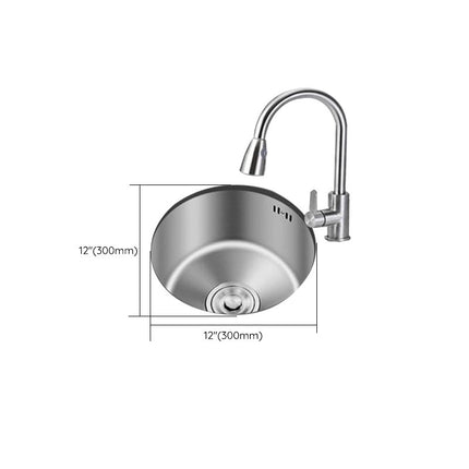 Stainless Steel Kitchen Sink Undermount, Small Kitchen Sink with Basket Strainer – image 29