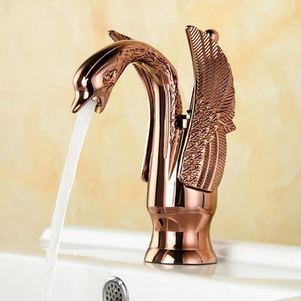 Bathroom Faucets, Brass Bathroom Sink Faucet Hot and Cold Water – image 15