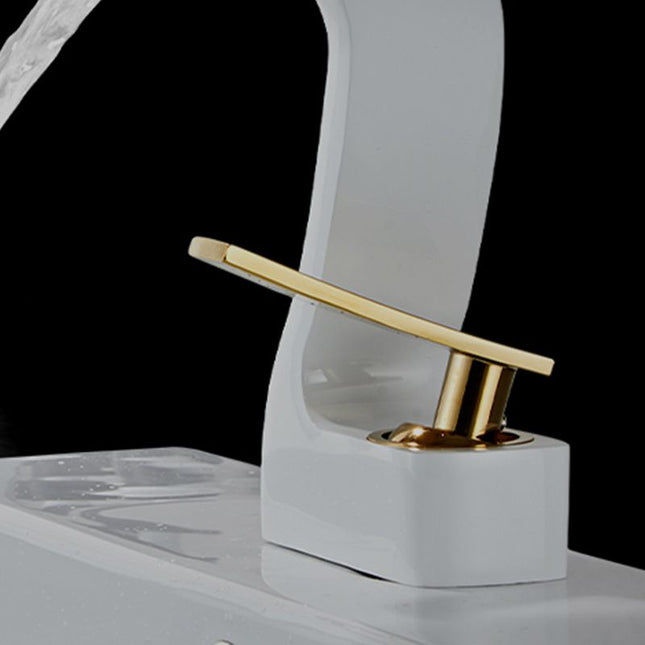 Bathroom Faucet Single Handle, Brass Bathroom Basin Faucet