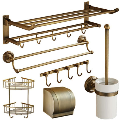 Brass Bathroom Accessories, Toilet Paper Holder, Bathroom Shelf, Wall Mounted Towel Rack, Soap Dish, Towel Hook