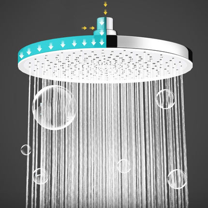 Shower Heads, Water Saving Wall Mount Shower Head Replacement with Air Injection – image 15