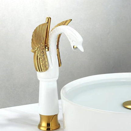 Brass Bathroom Sink Faucet Hot and Cold Water, Single Handle Faucet – image 28