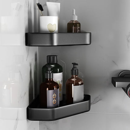 Bathroom Shelf Wall Mounted, Black Bathroom Wall Shelf – image 5
