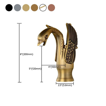 Brass Bathroom Sink Faucet Hot and Cold Water, Single Handle Faucet – image 13