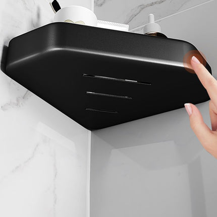 Bathroom Shelf Wall Mounted, Black Bathroom Wall Shelf