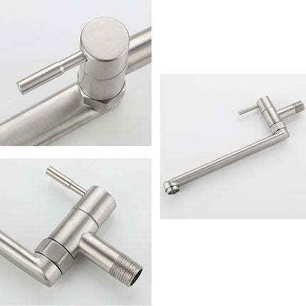 Pot Filler Faucet, Single Handle Stainless Steel Kitchen Pot Filler – image 20