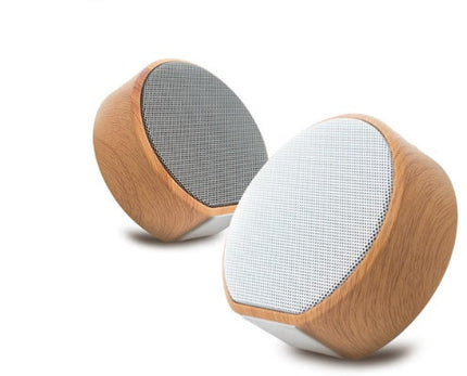 Portable Mini Wood Bluetooth Speaker with Superior Sound Quality | Wireless Connectivity for On-the-Go Audio Enjoyment