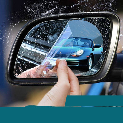 Rain Proof Safety Film for Automobile Rearview Mirror with 95% UV Protection | Scratch Resistant & Transparent for Enhanced Visibility