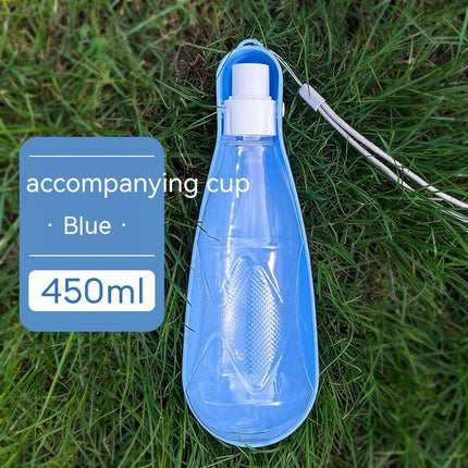 Portable Folding Dog Water Bottle with 550ml Capacity | Safe, Compact Hydration for Medium to Large Dogs