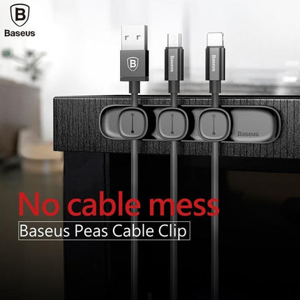 Magnetic Cable Organizer Clip with Strong TPU Design | Tangle-Free Solution for Charging and Data Cables