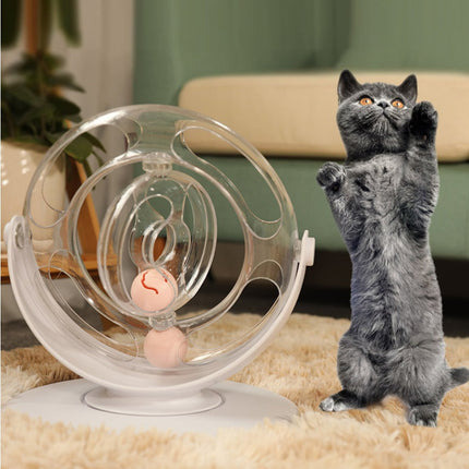 Funny Cat Turntable Toy with 360-Degree Rotating Design | Engaging Play for Mental Stimulation and Exercise