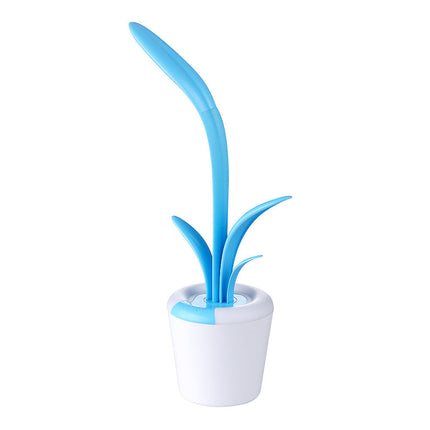 Plant-Shaped LED Desk Lamp with Touch Control & Multiple Brightness Levels | USB Rechargeable Night Light for Home Decor