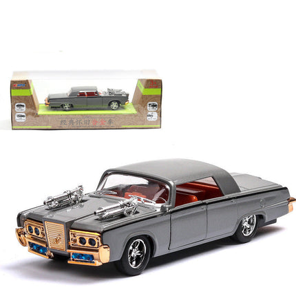 1966 Chrysler Imperial Diecast Model Car with Pull-Back Feature | Collectible Muscle Car for Enthusiasts and Kids