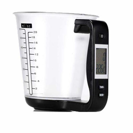 Digital Measuring Cup Scale with LCD Display for Accurate Ingredient Measurements | All-in-One Kitchen Tool