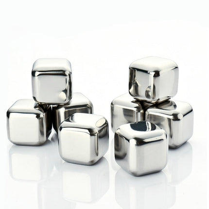 Reusable Chilling Stones Set with Food Grade Stainless Steel | Rapid Cooling for Whiskey and Cocktails