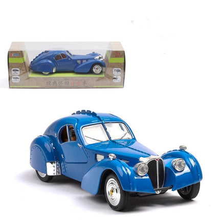 Classic Bugatti Type 57SC Car Model with Music Function | 1:32 Scale Antique Collector's Item