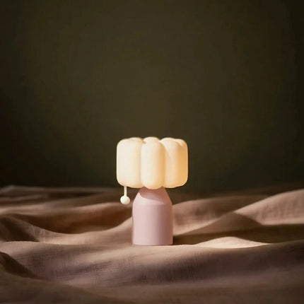 Cloud-Soft Touch Control Table Lamp with Rechargeable Battery | Portable Cozy Lighting for Any Space